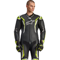 Mono Alpinestars GP Tech V5 1PC Black / White / Yellow Fluo