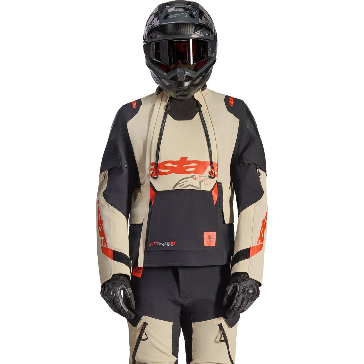 Chaqueta Alpinestars Halo Pro Drystar Mastic / negro