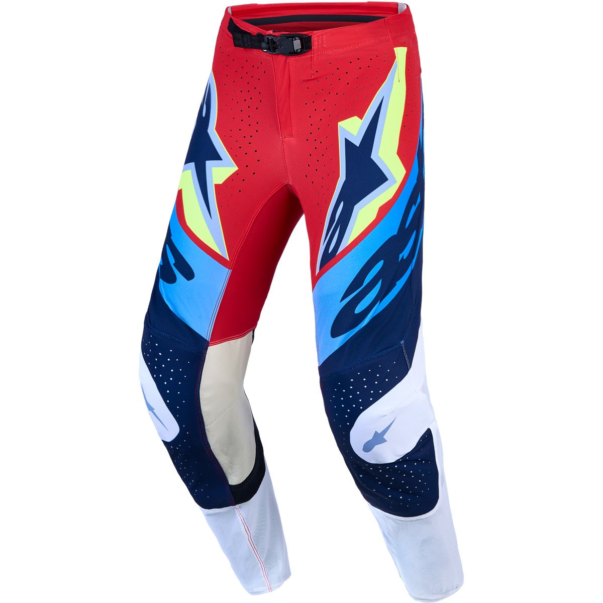 Pantalón Alpinestars Supertech Dyna rojo / blanco / azul marino 2027