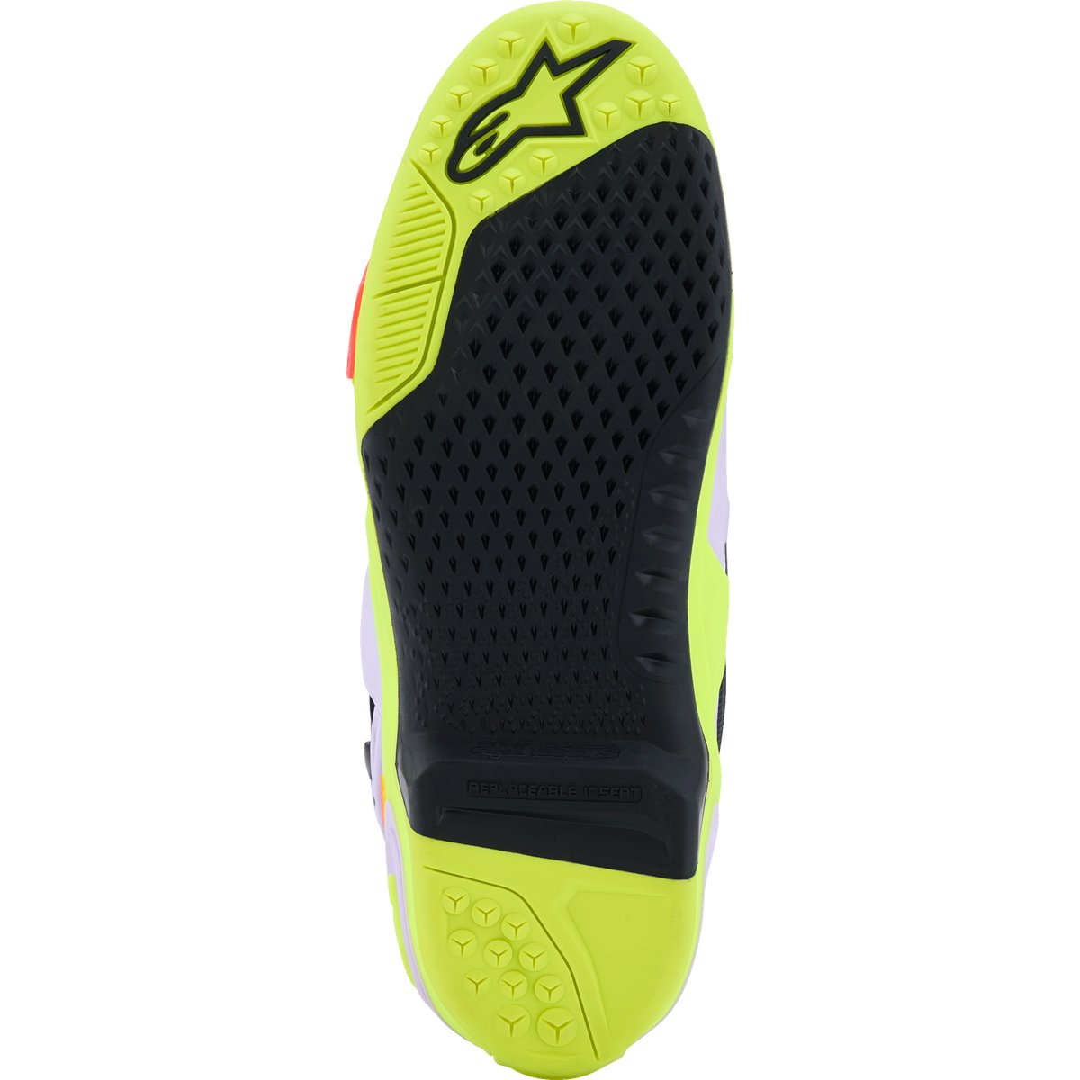 Botas Alpinestars Tech 10 Supervented morado amarillo rosa