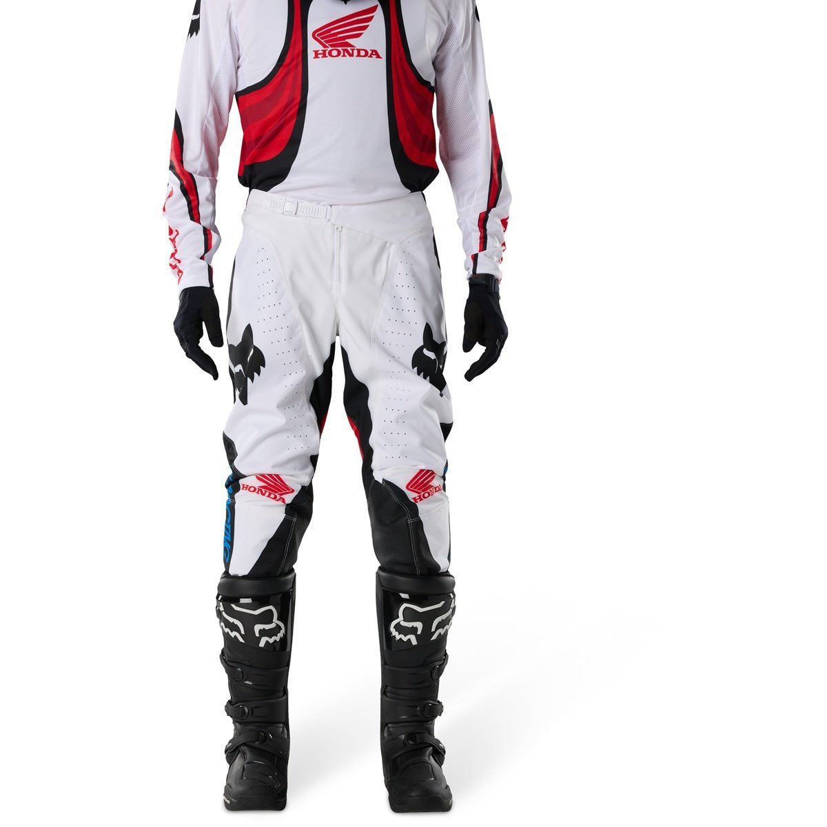 Pantalón Fox 180 Honda blanco rojo 2027