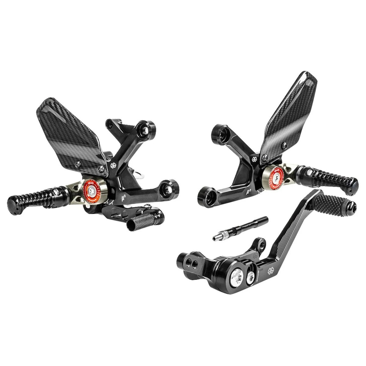 Estriberas Gilles MUE2 Honda CBR1000RR negro rojo