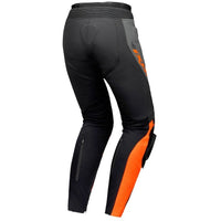 Pantalón de piel Ixon Vortex 3 negro / antracita / naranja