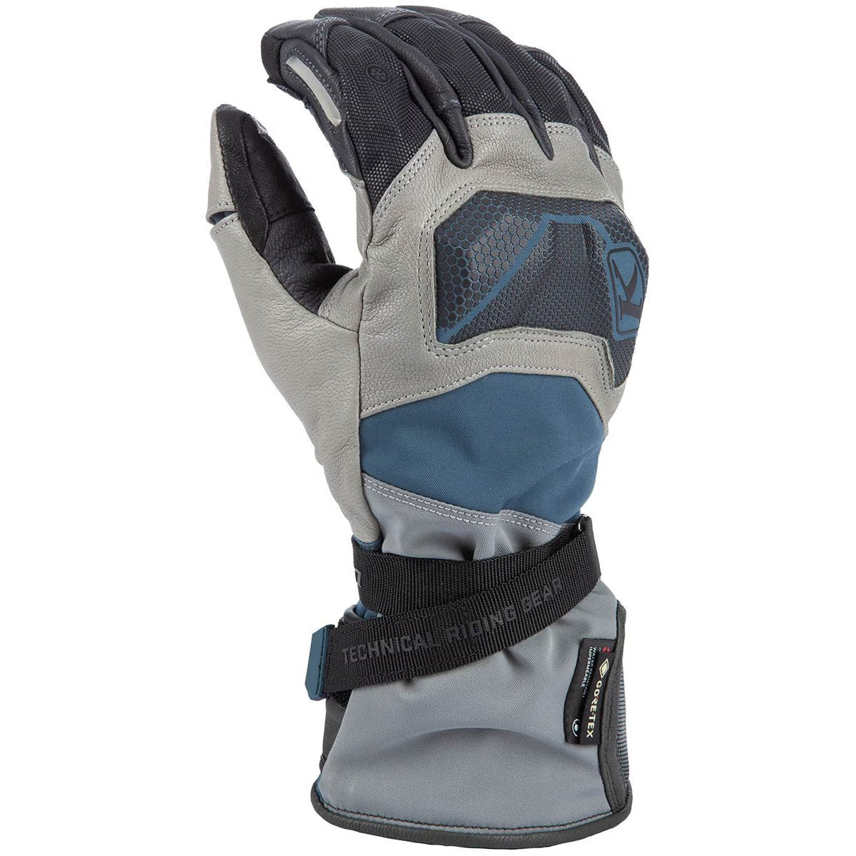Guantes Klim Badlands GTX Long Monument Gray / Petrol