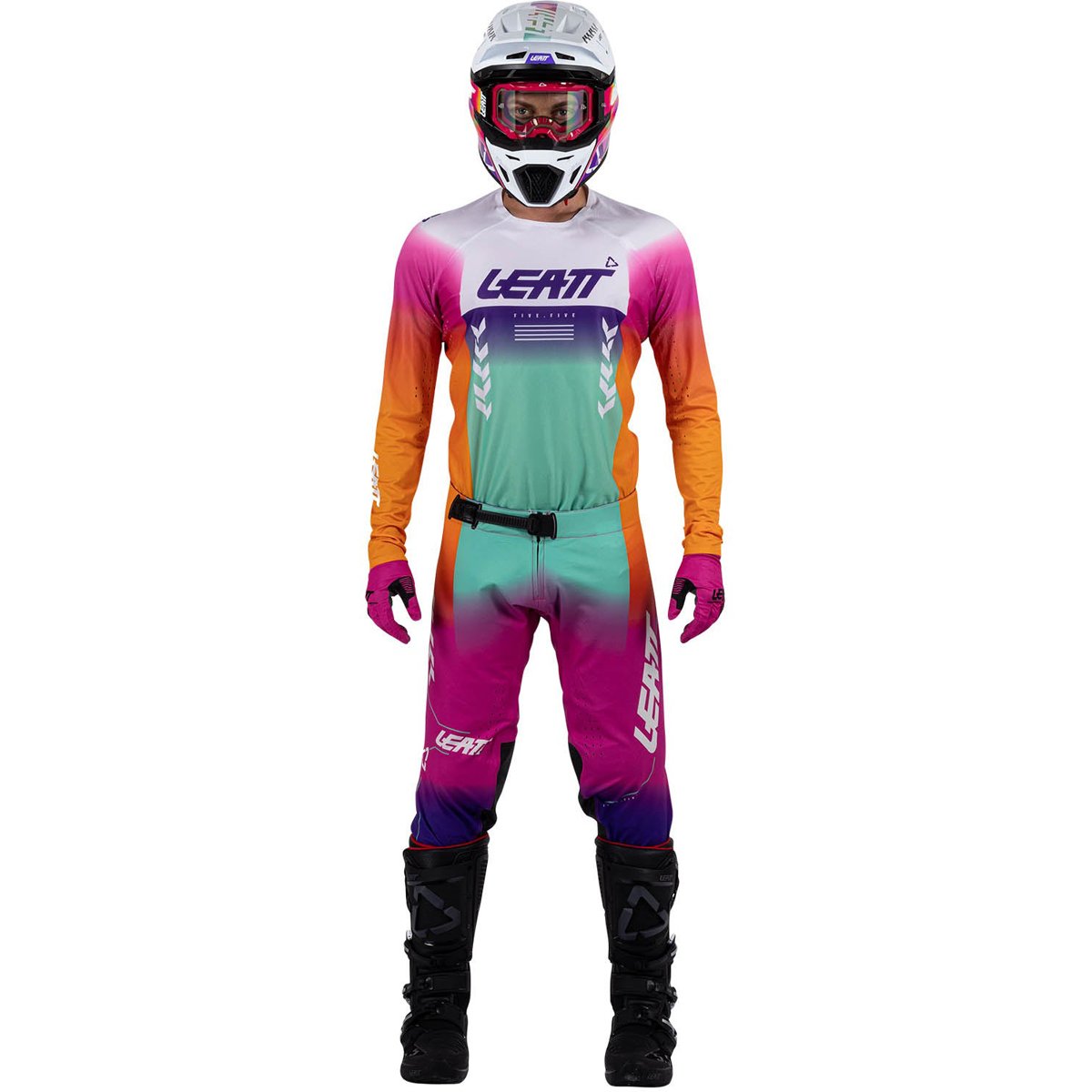 Pantalón Leatt 5.5 I.K.S verde azulado Pinata 2026