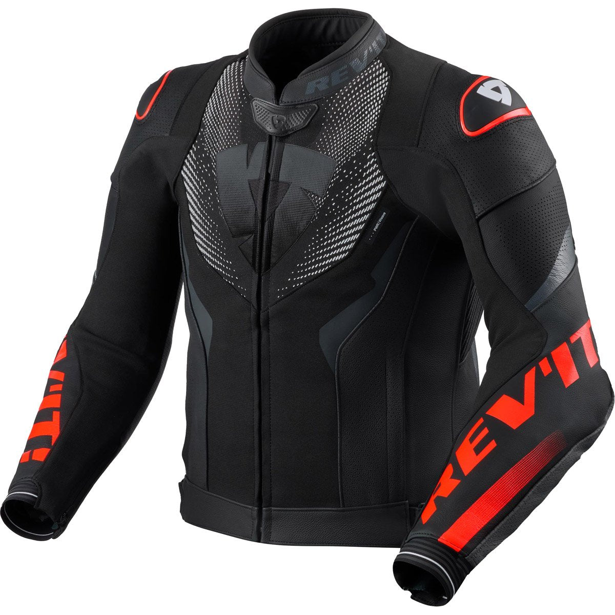 Chaqueta Rev'it Hyperspeed 3 Air negro / rojo neón
