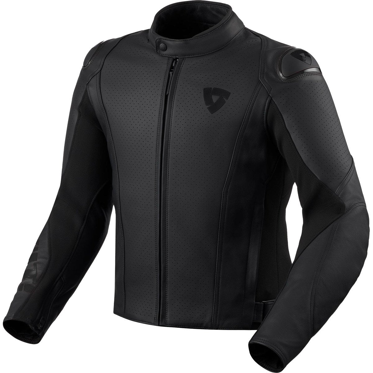 Chaqueta de piel Rev'it! Quadratic negro