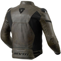 Chaqueta de piel Revit Parallax negro / oliva