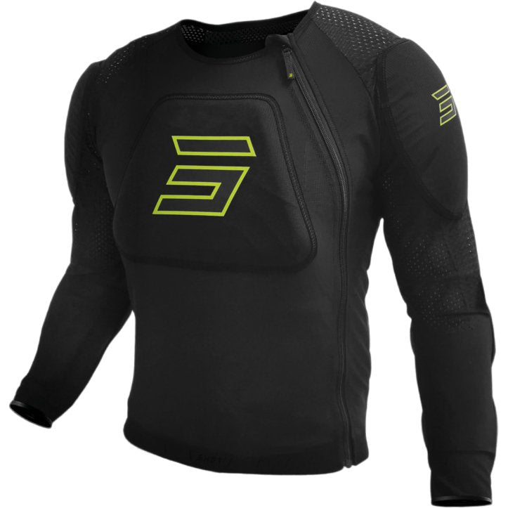 Camiseta protectora Shot Prime negro amarillo