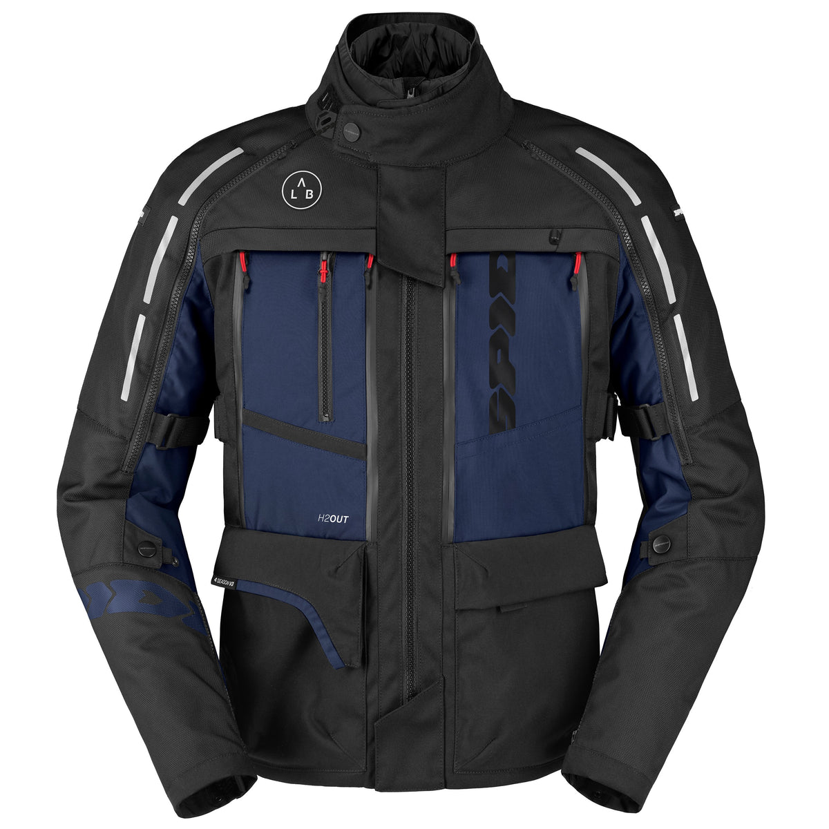 Chaqueta Spidi 4 Season V3 negro / azul