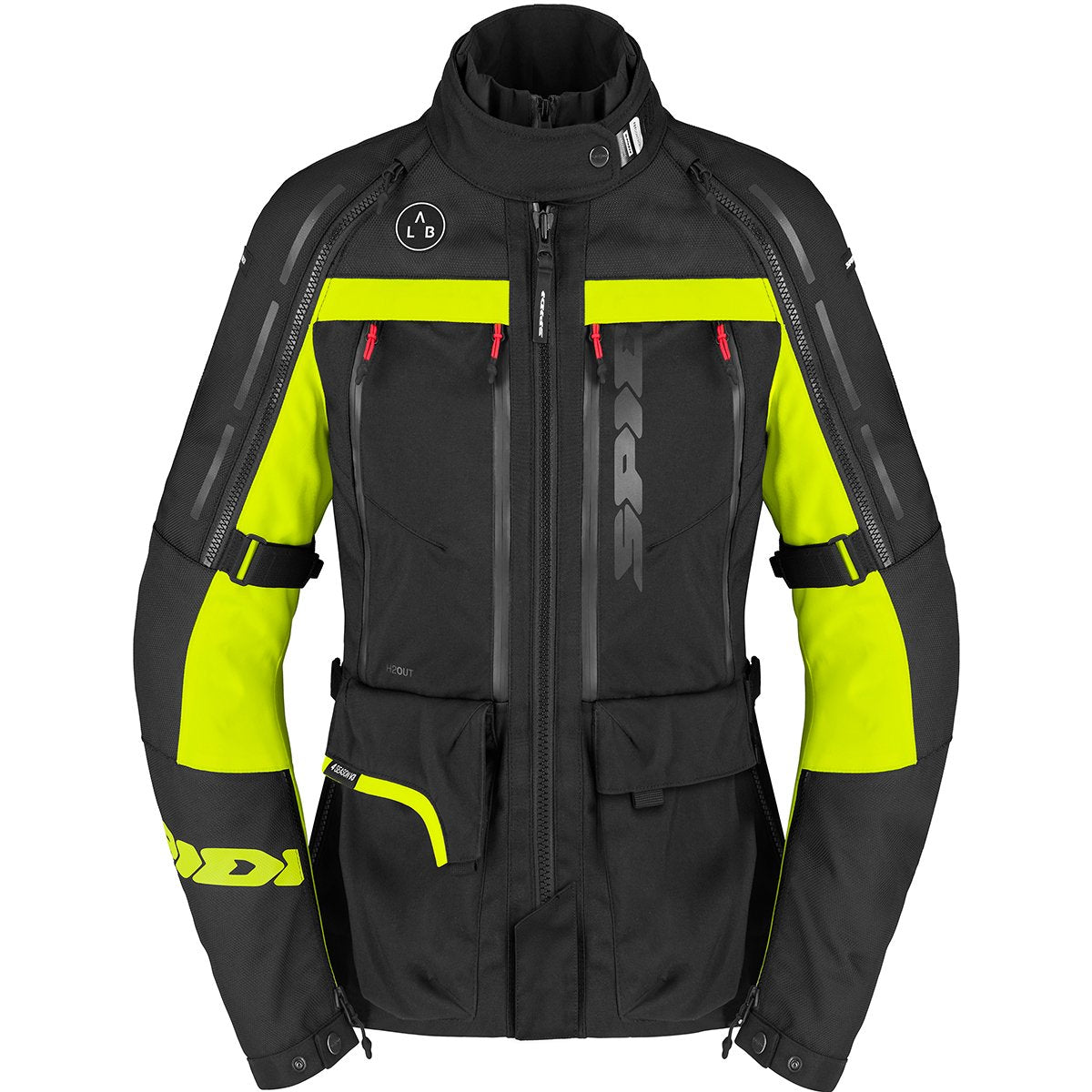 Chaqueta Spidi 4 Season V3 Lady negro / amarillo flúor