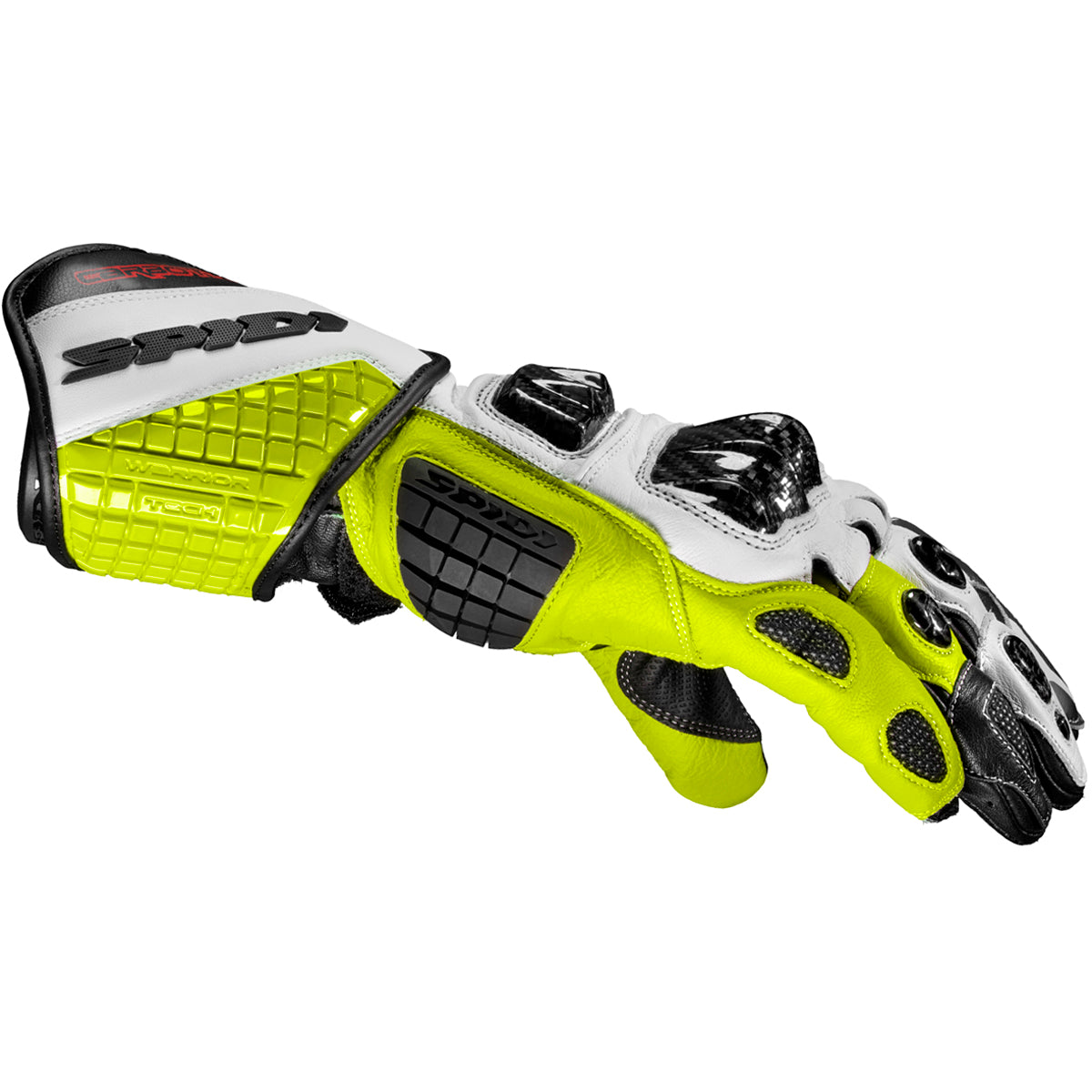 Guantes Spidi Carbo Track Evo Black / Yellow Fluo