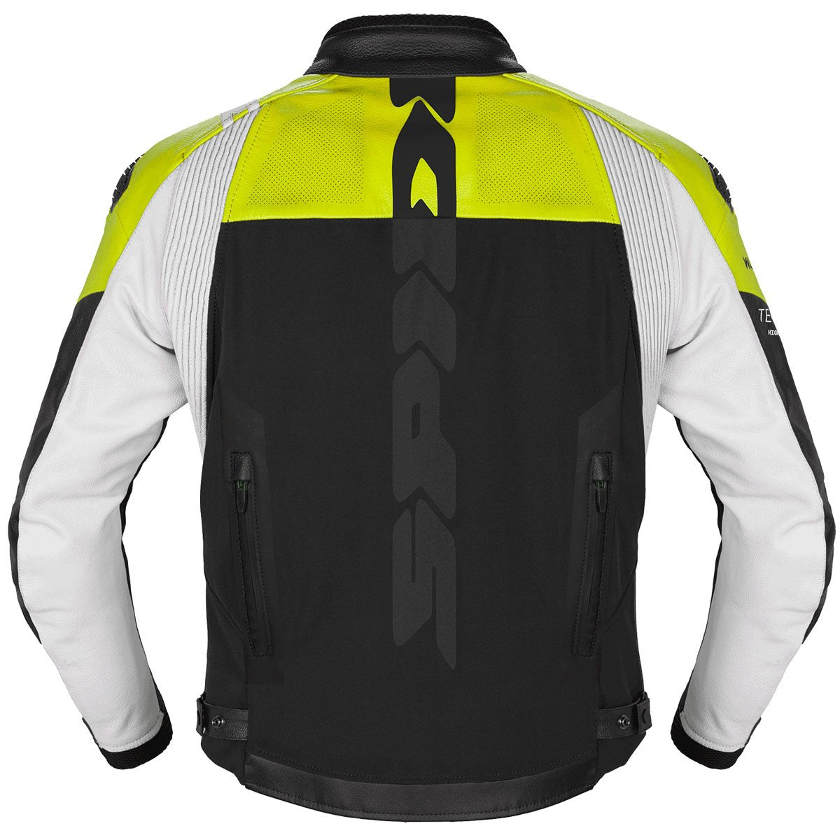 Chaqueta Spidi DP Progressive Hybrid Perforated negro / amarillo flúor