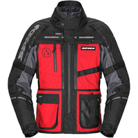 Chaqueta Spidi Hard Track 3 negro / rojo