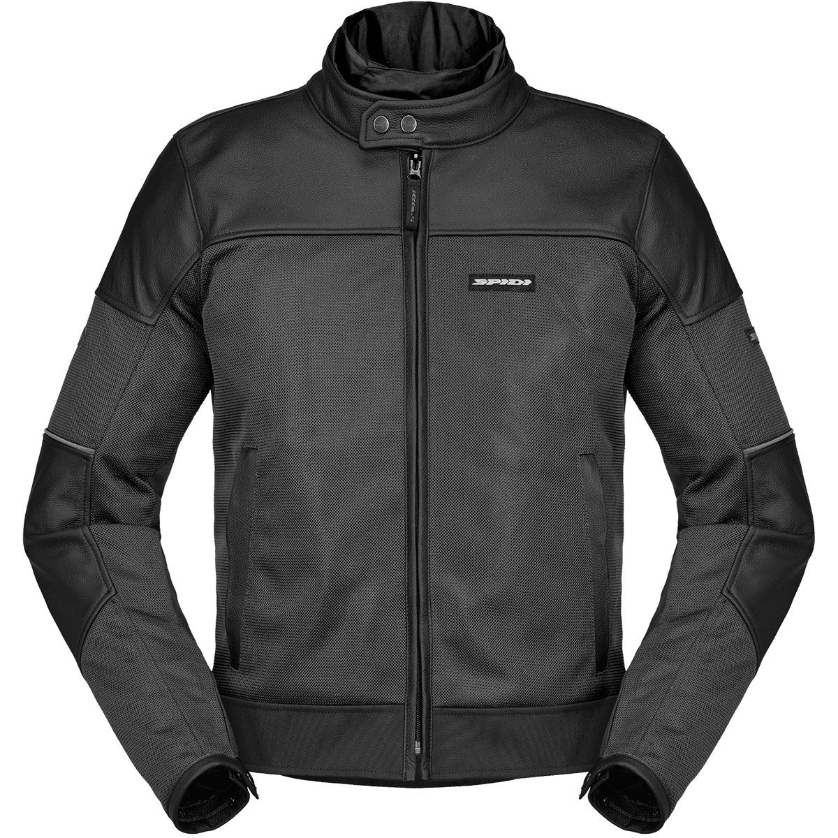 Chaqueta de piel Spidi Intersection H2Out negro