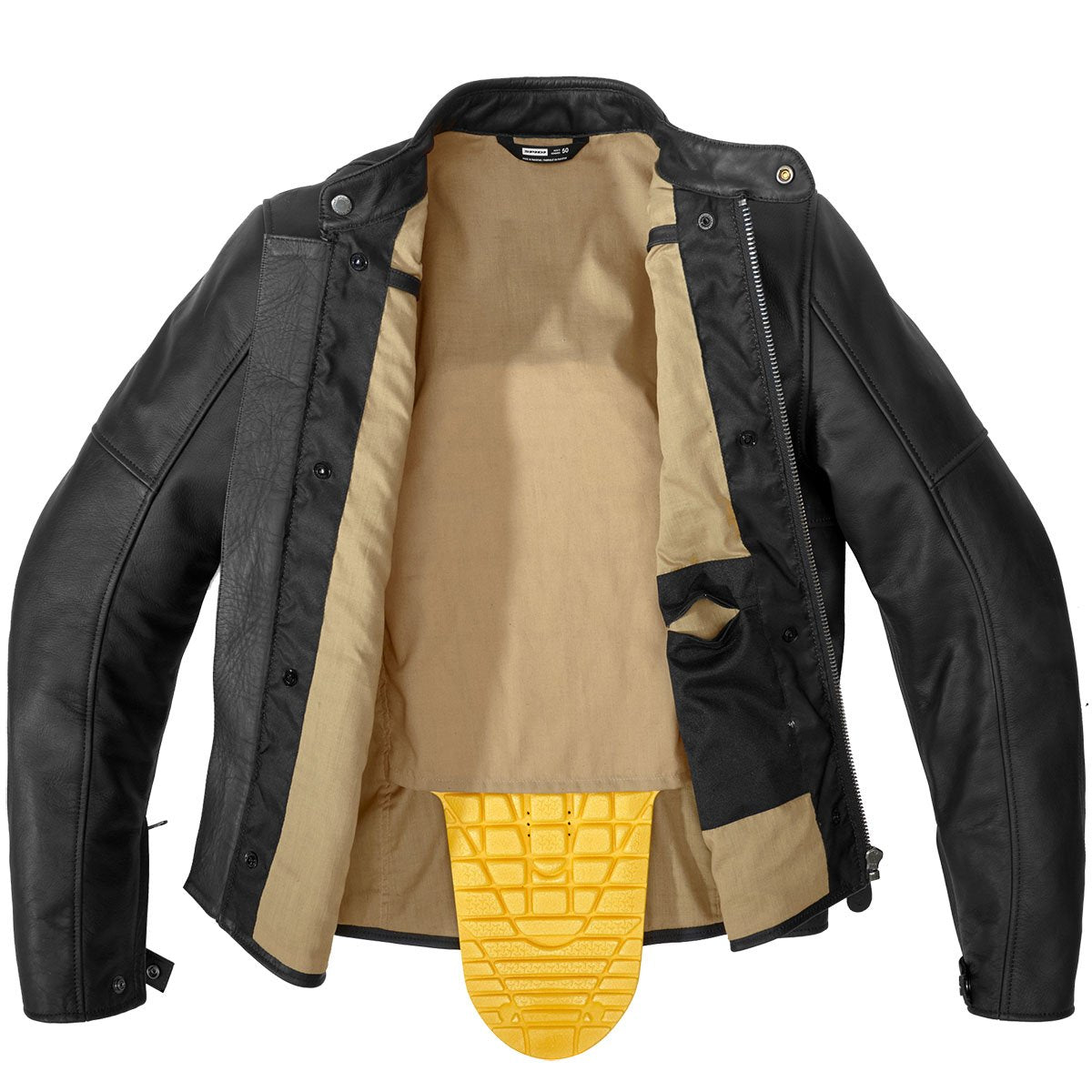 Chaqueta de piel Spidi Mack negro
