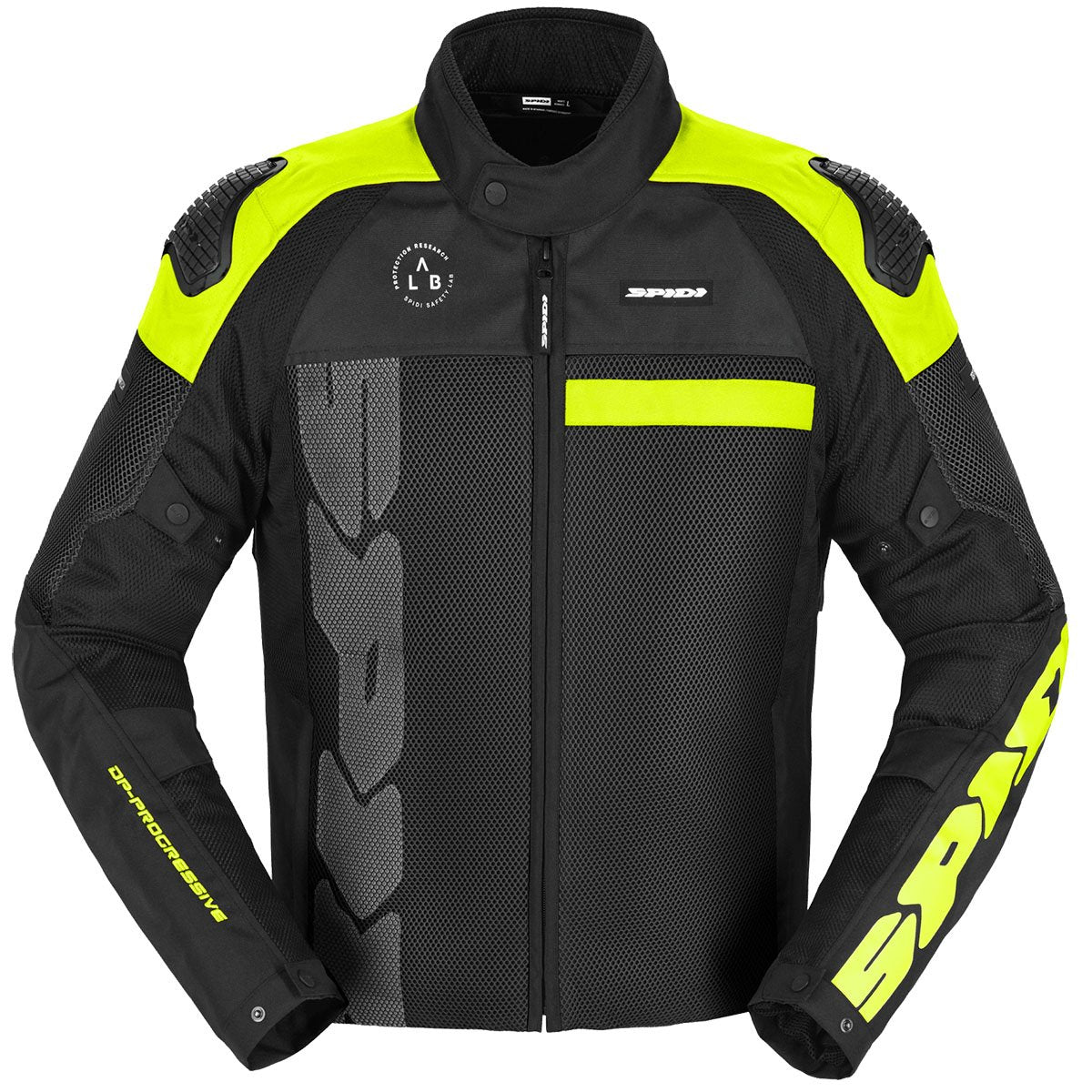 Chaqueta Spidi Progressive Net Windout amarillo flúor