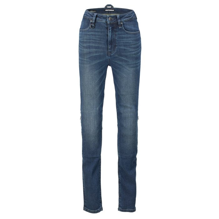 Pantalón vaquero Spidi J-Fit Superslim HW Lady azul oscuro desgastado