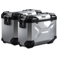 Maletas laterales SW-Motech TRAX ADV plata 45/37 L KFT.02.072.70000/S