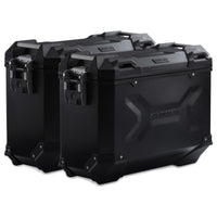Maletas laterales SW-Motech TRAX ADV M negro 37/37 L con soportes PRO para Kawasaki KLE500 / SE KFT.08.084.70000/B