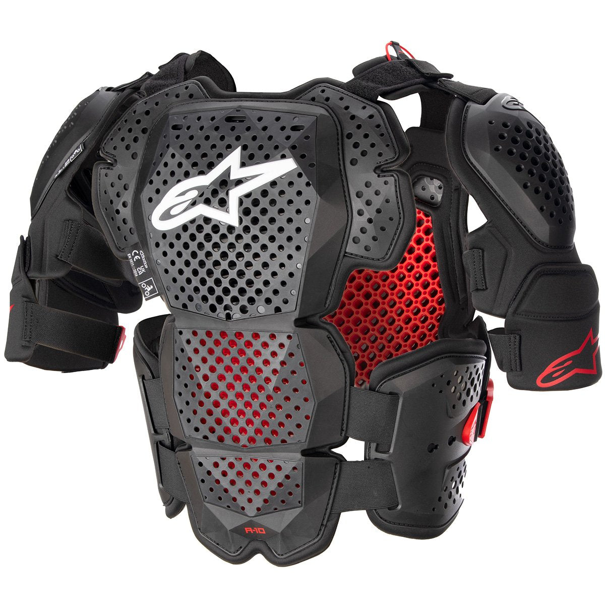 Peto Alpinestars A-10 V2 antracita negro rojo