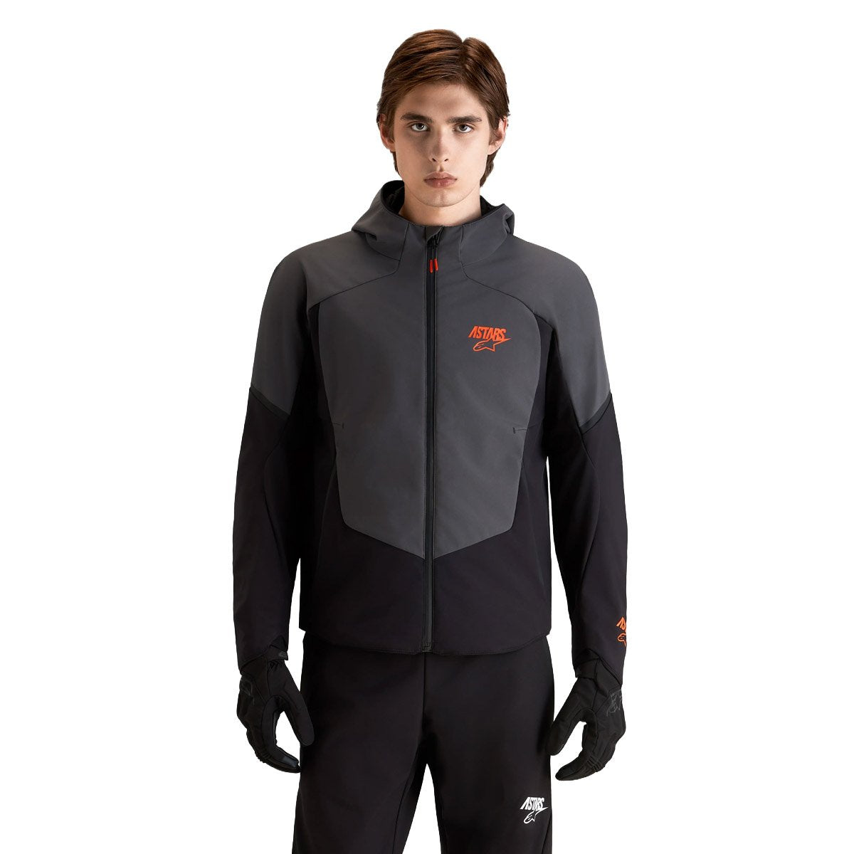 Chaqueta Alpinestars Aeroshell WP negro / gris