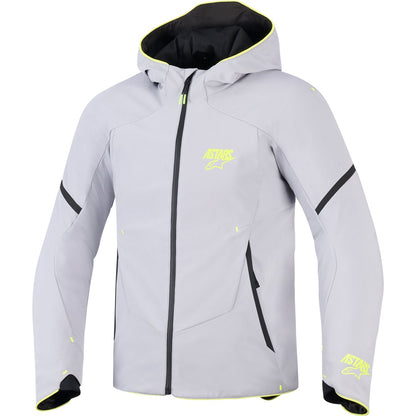 Chaqueta Alpinestars Aeroshell WP gris / amarillo flúor