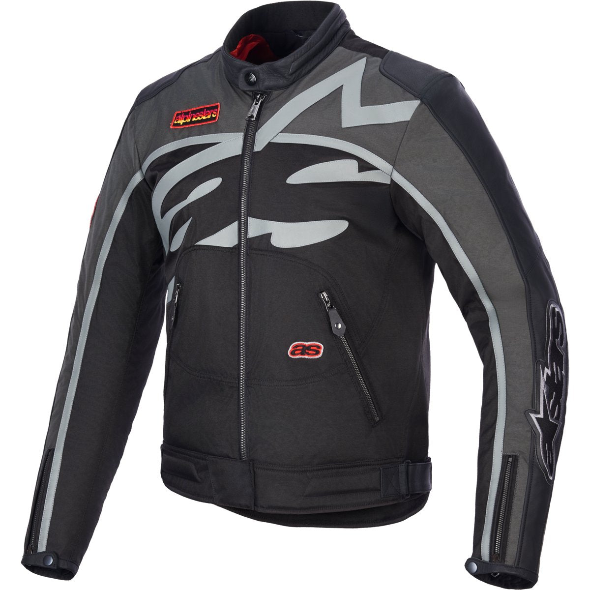 Chaqueta Alpinestars Axton negro / antracita / rojo mandarina