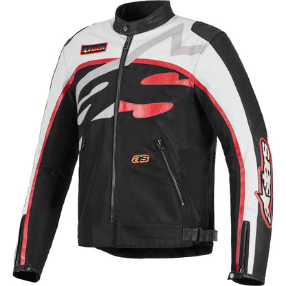 Chaqueta Alpinestars Axton negro / blanco roto / rojo