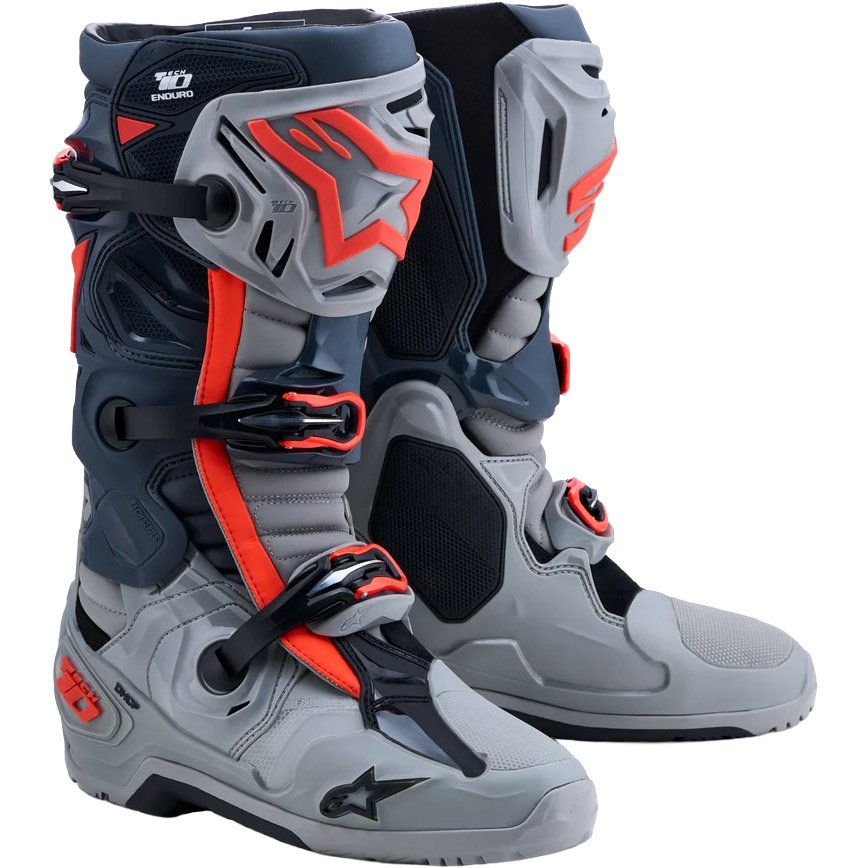 Botas Alpinestars Tech 10 Enduro Grey / Red 2027