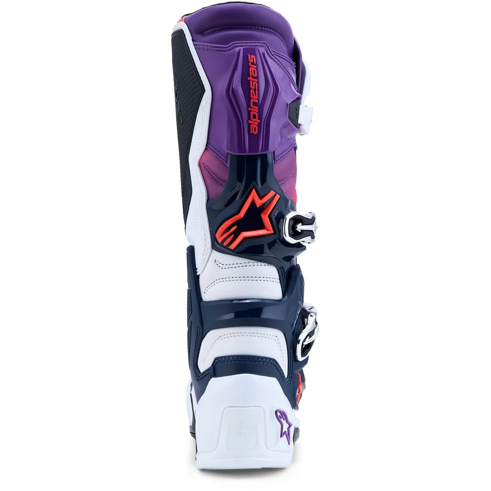 Botas Alpinestars Tech 7 morado blanco rojo 2025