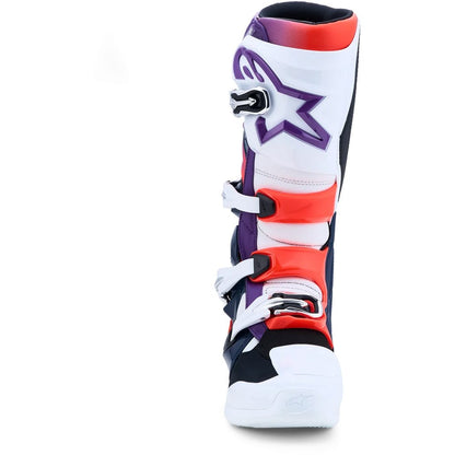 Botas Alpinestars Tech 7 morado blanco rojo 2025