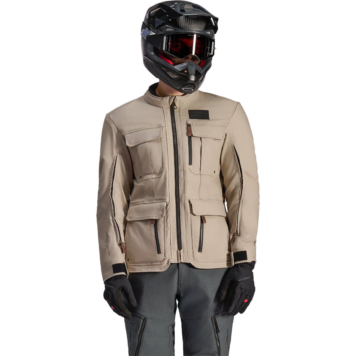 Chaqueta Alpinestars Borrego Drystar gris