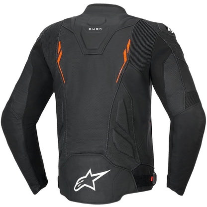 Chaqueta Alpinestars Dusk Airflow negro / rojo flúor