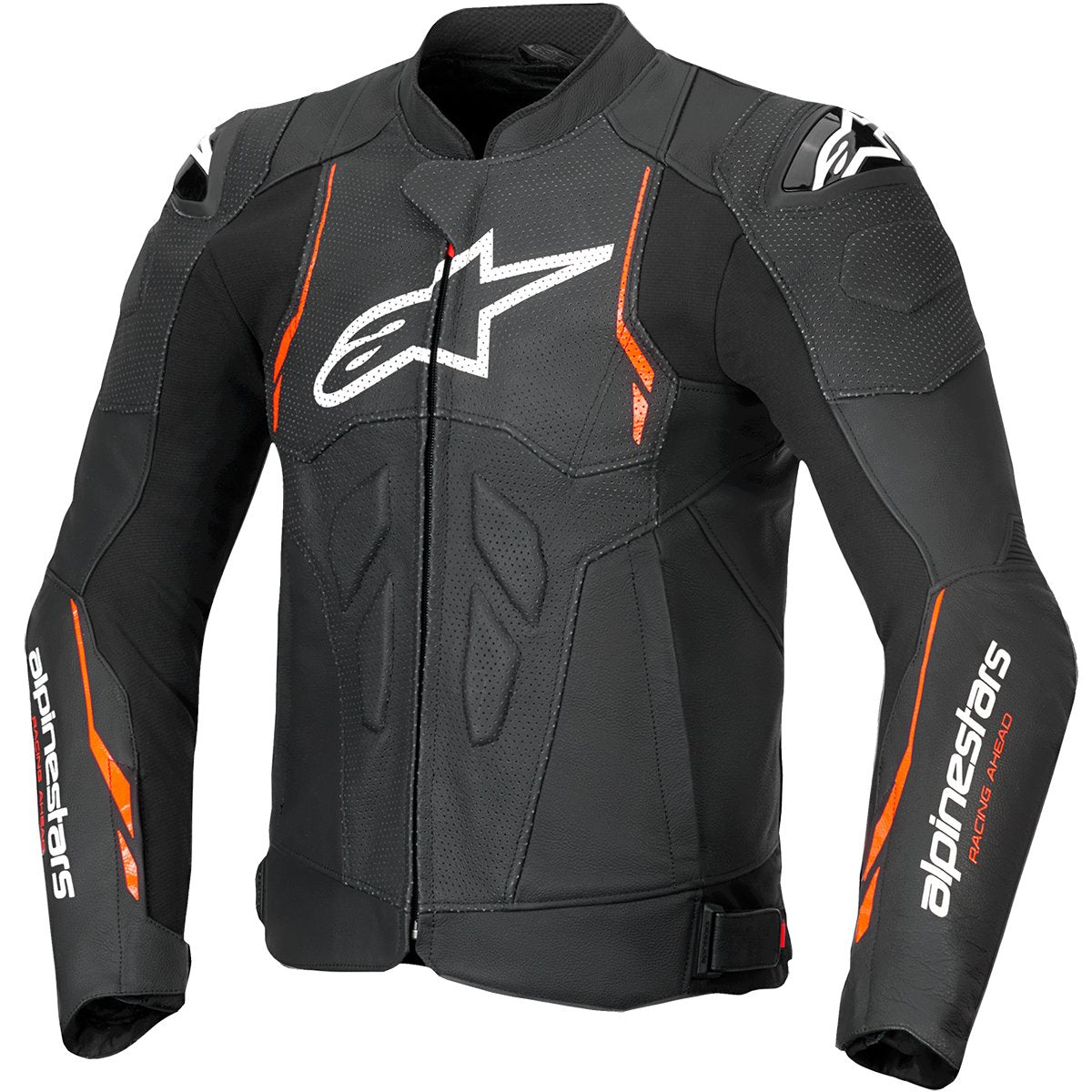 Chaqueta Alpinestars Dusk Airflow negro / rojo flúor