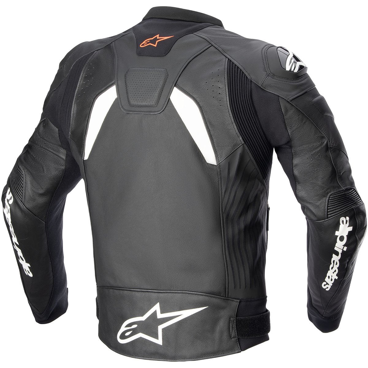 Chaqueta de piel Alpinestars GP Plus V4 negro / blanco