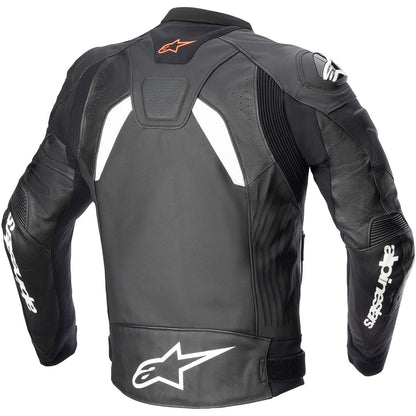 Chaqueta de piel Alpinestars GP Plus V4 negro / blanco