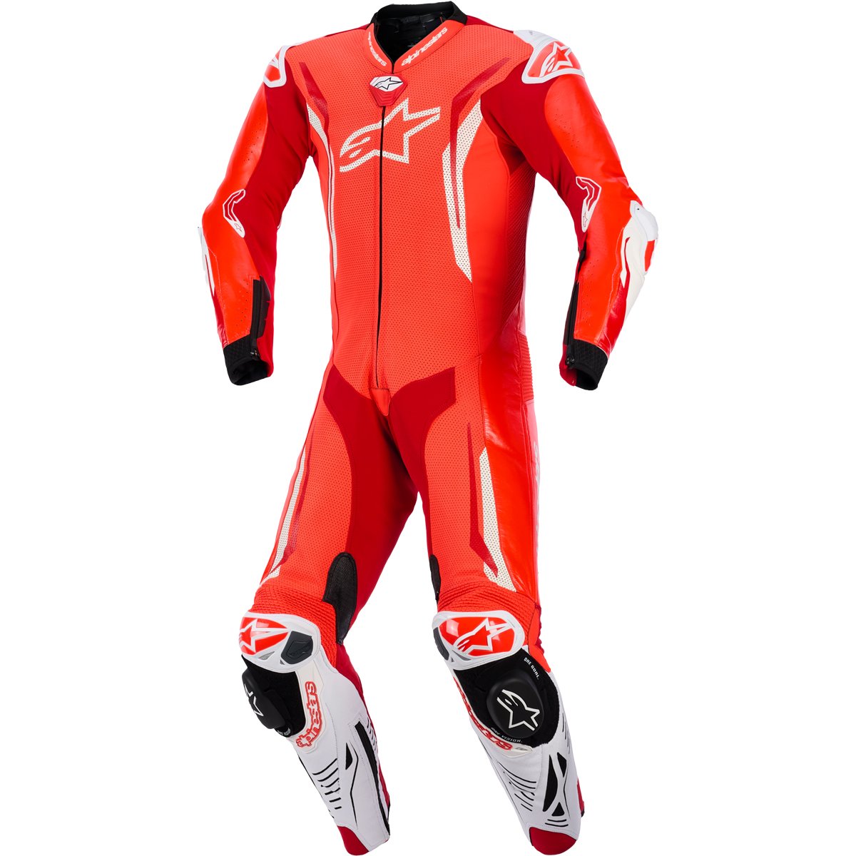 Mono Alpinestars GP Tech V5 1PC Red Fluo / Bright Red / White