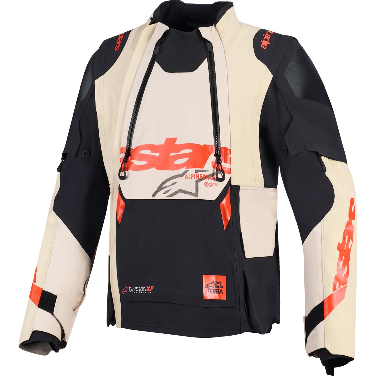 Chaqueta Alpinestars Halo Pro Drystar Mastic / negro