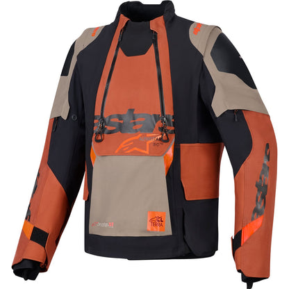 Chaqueta Alpinestars Halo Pro Drystar Walnut Rust / negro