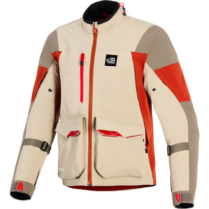 Chaqueta Alpinestars Maxdura Drystar XF Laminated beige / rojo