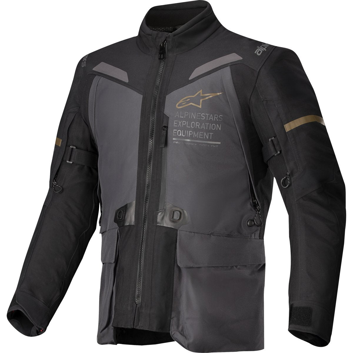 Chaqueta Alpinestars ST-7 2L Gore-Tex gris oscuro / negro / caqui oscuro