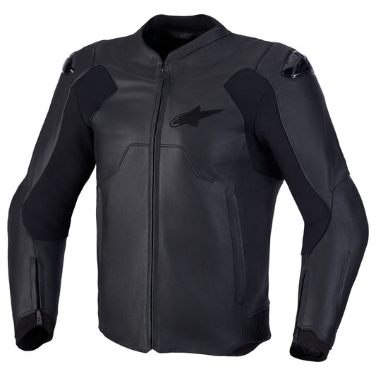 Chaqueta de piel Alpinestars Caliber V2 negro