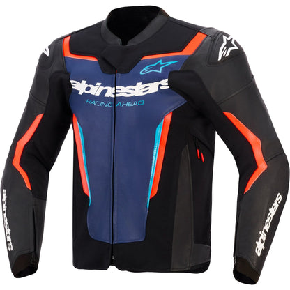 Chaqueta Alpinestars GP Force V2 Leather negro / azul / rojo