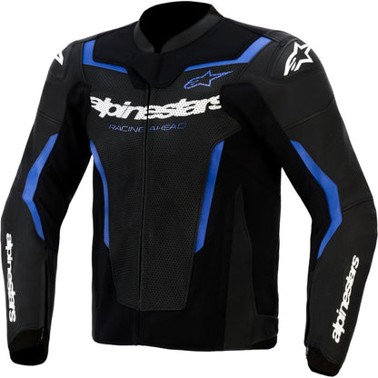 Chaqueta Alpinestars GP Force V2 Airflow Leather negro / azul