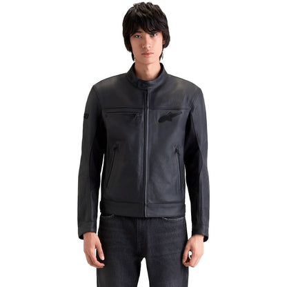 Chaqueta de piel Alpinestars Maver-X negro