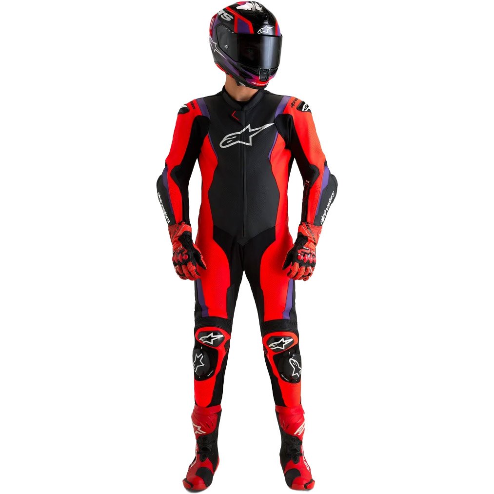 Mono Alpinestars Missile V3 1 PC Black / Red Fluo / Purple