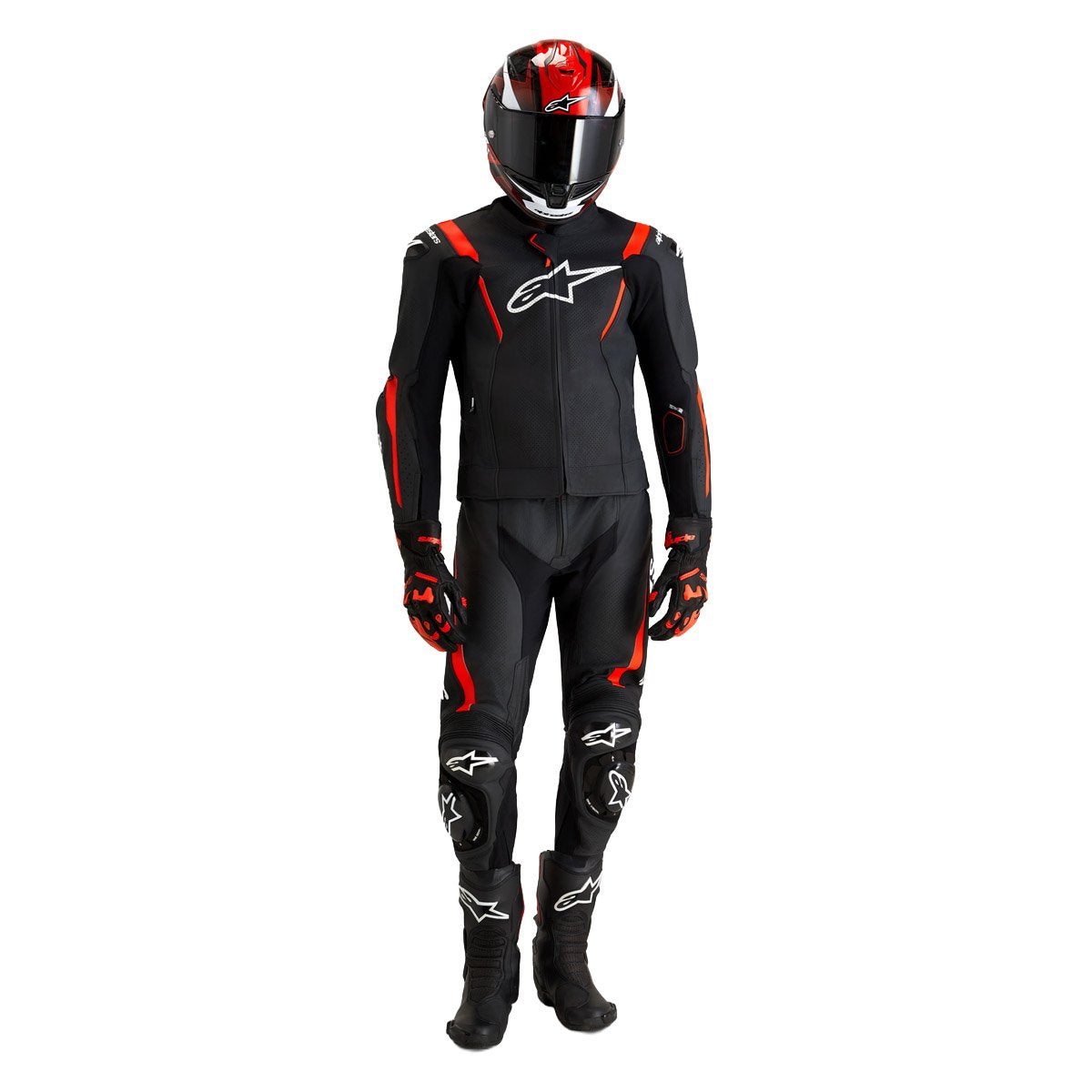 Mono Alpinestars Missile V3 2 PCS Black / Red Fluo