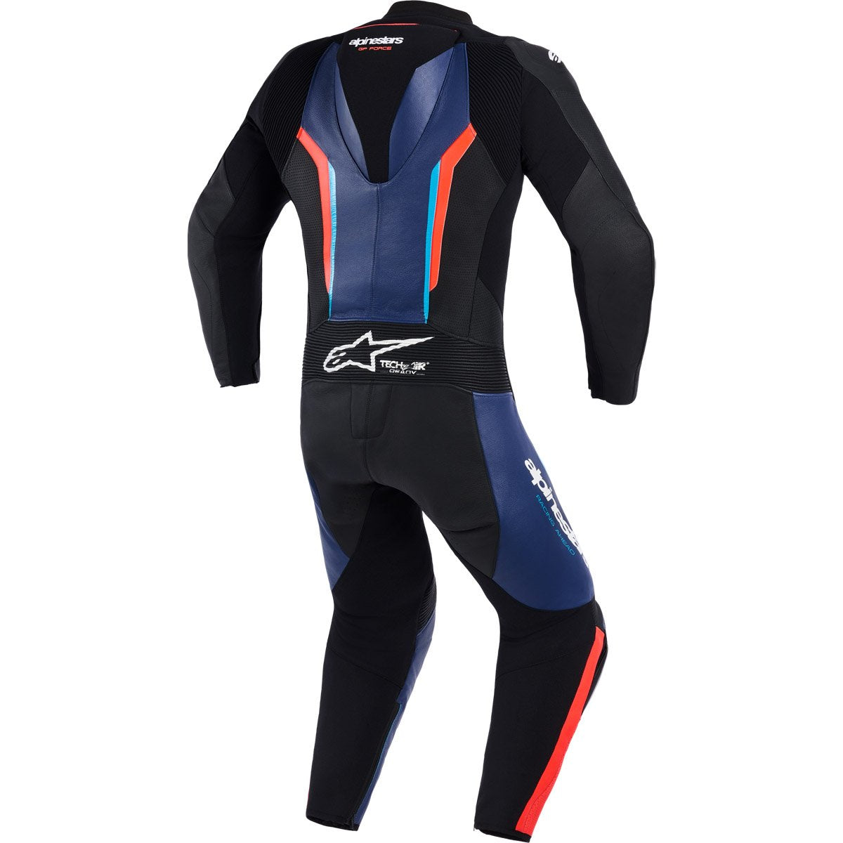 Mono Alpinestars GP Force V2 1PC piel negro / azul / rojo