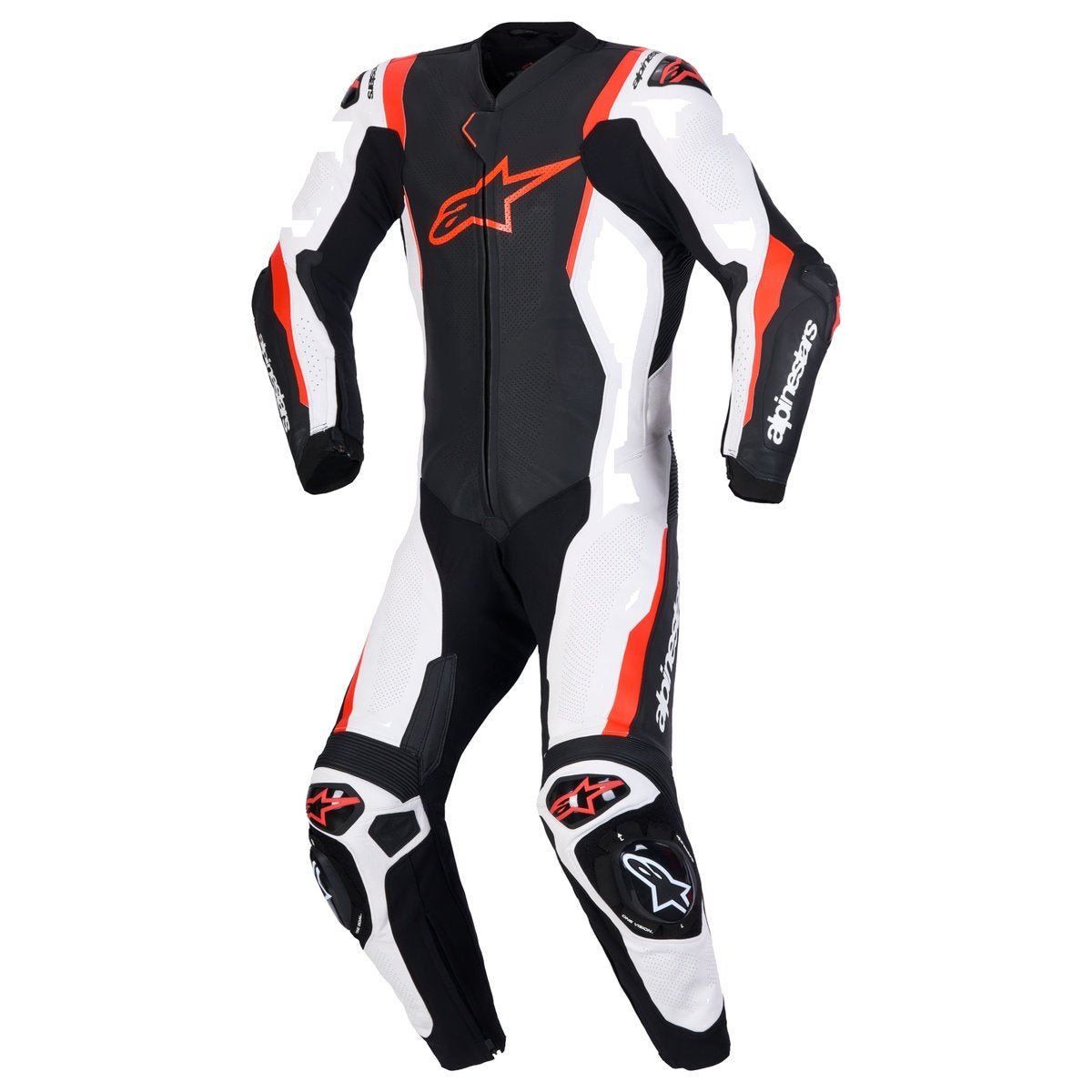 Mono Alpinestars Missile V3 1 PC Black / White / Red Fluo